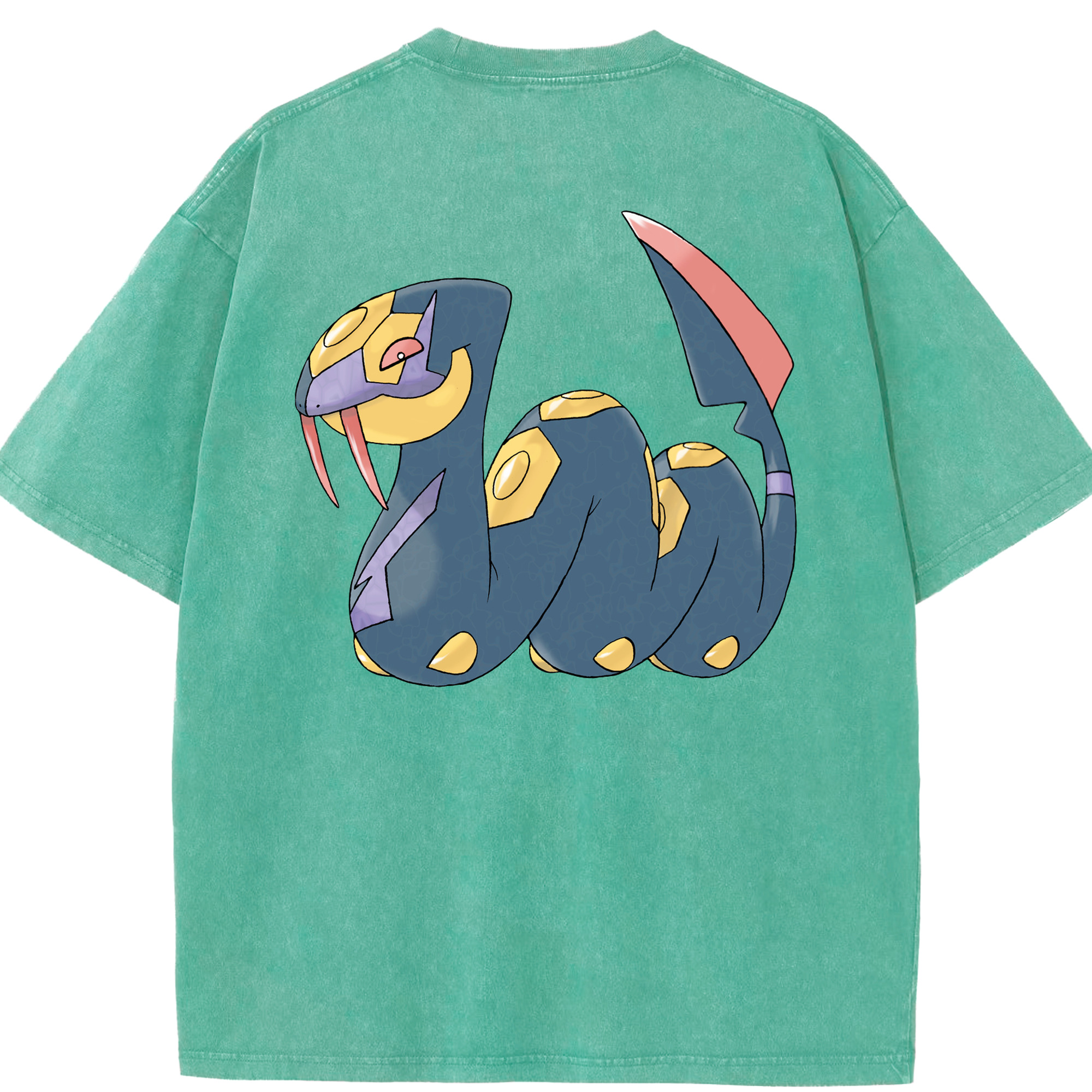 （画像用） ポケットモンスター Pokémon 綿100% ヴィンテージ風 半袖Tシャツ（背面プリント）